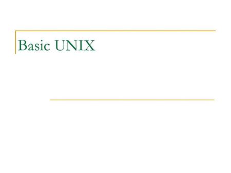 Basic UNIX © McGraw Hill 2000. All rights reserved.