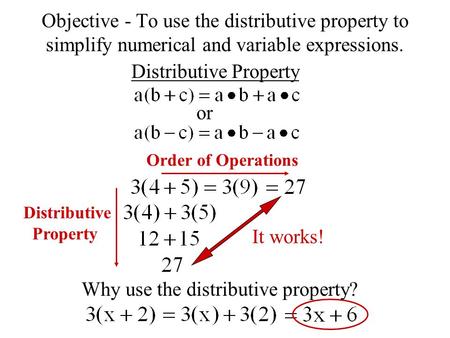 Distributive Property