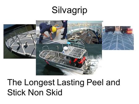 Silvagrip The Longest Lasting Peel and Stick Non Skid.