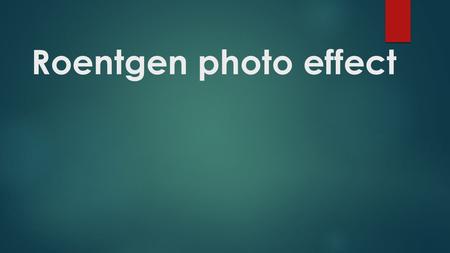 Roentgen photo effect. This detailed, thoroughly explained lesson will show you how to create very attractive roentgen photo effect. You can use this.