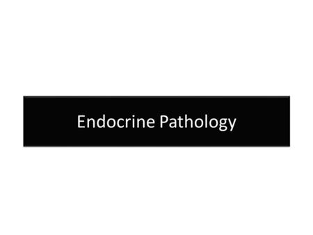 Endocrine Pathology. Pituitary Gland Anterior Pituitary Anterior Pituitary HORMONS ?? Posterior Pituitary Posterior Pituitary HORMONS ??Diseases Non-neoplastic.