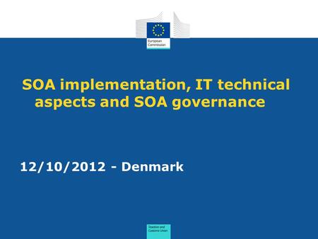 SOA implementation, IT technical aspects and SOA governance