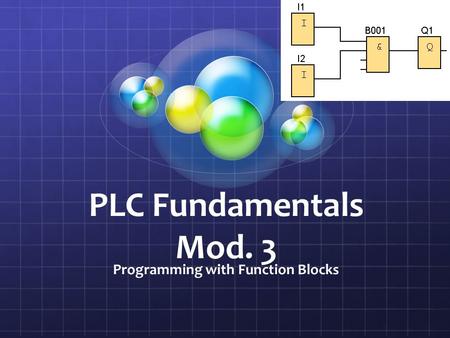 Programming with Function Blocks