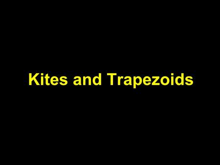 Kites and Trapezoids Review Interior Angles in a Polygon The sum of the angles of the interior angles of a convex n-gon is (n-2)180° An angle in a regular.