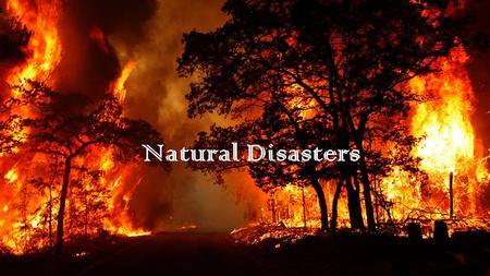 Natural Disasters. Top 5 Natural Disasters? (Most Common) 5. Tsunamis (highest foot tsunami- 1720ft) 4. Hurricanes (highest winds- 280) 3. Floods (highest.