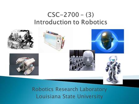 Robotics Research Laboratory Louisiana State University.