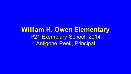 William H. Owen Elementary