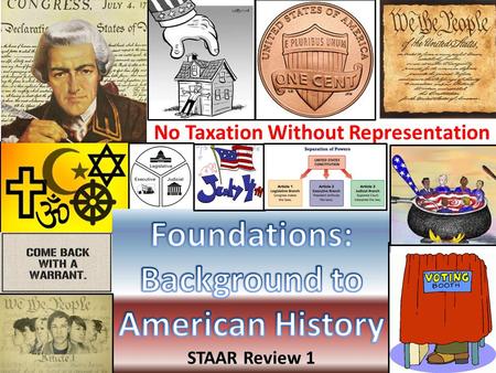 Foundations: Background to American History