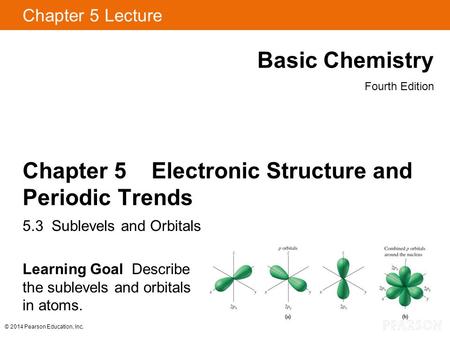 Chapter 5 Electronic Structure and Periodic Trends