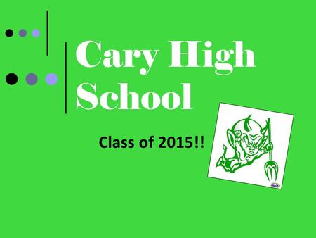 Cary High School Class of 2015!!. Do you know the Student Services staff?