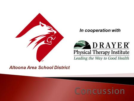 Altoona Area School District In cooperation with.