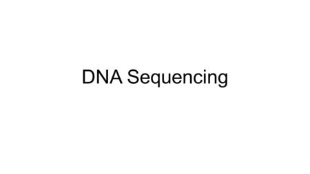 DNA Sequencing. Fig. 17-13