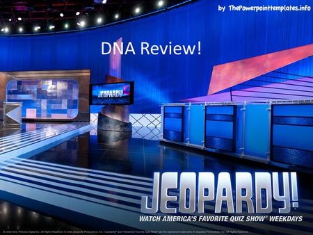 DNA Review!. Structure Scientists VocabProtein SynthesisRNA vs. DNA $100 $200 $300 $400 $500 FINAL JEOPARDY FINAL JEOPARDY.