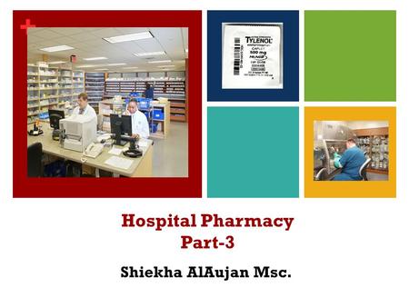 Hospital Pharmacy Part-3