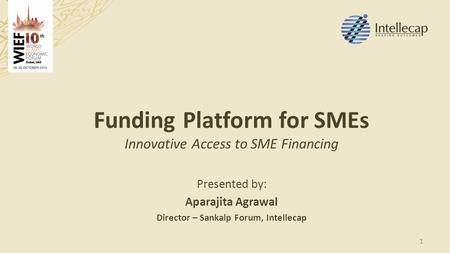 Funding Platform for SMEs Innovative Access to SME Financing