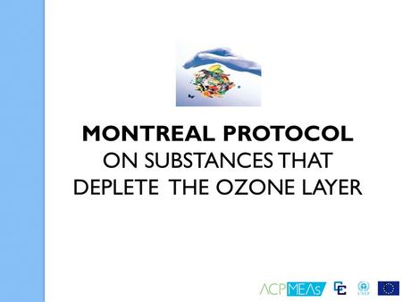 ON SUBSTANCES THAT DEPLETE THE OZONE LAYER