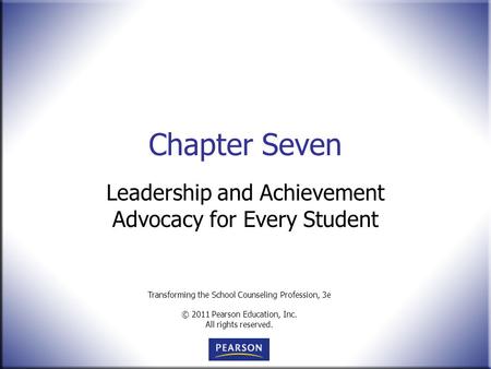 Leadership and Achievement Advocacy for Every Student