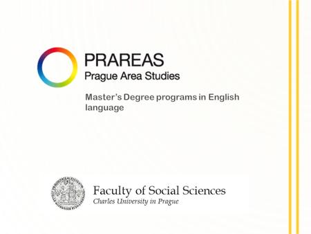 The Faculty of Social Sciences (FSS) is one of the newest faculties of Charles University in Prague. Shortly after its creation in 1990 it became a regional.