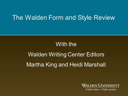 Walden university dissertation editors