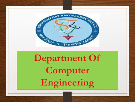 Department Of Computer Engineering
