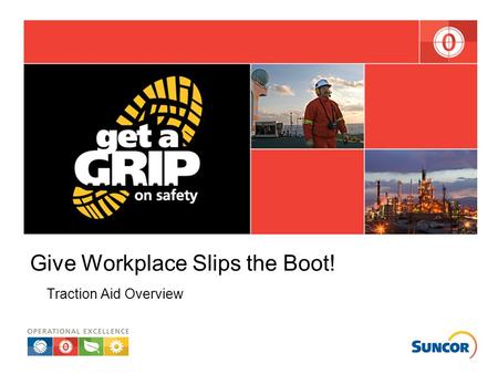 Give Workplace Slips the Boot! Traction Aid Overview.