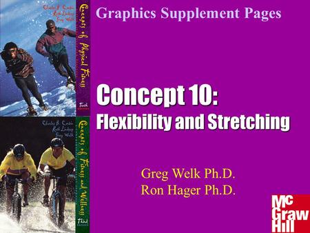 Greg Welk Ph.D. Ron Hager Ph.D. Concept 10: Flexibility and Stretching Graphics Supplement Pages.