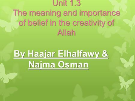 By Haajar Elhalfawy & Najma Osman