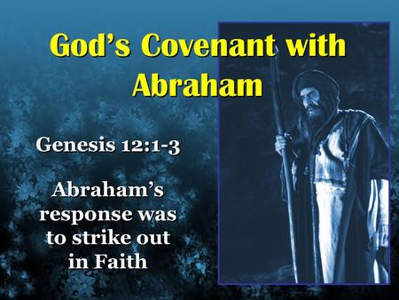God’s Covenant with Abraham