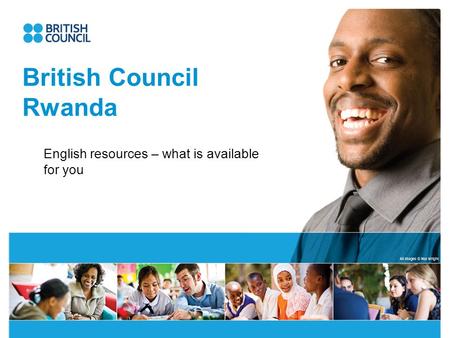 British Council Rwanda English resources – what is available for you.