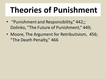 An introduction to the argument in favor of capital punishment in the united states