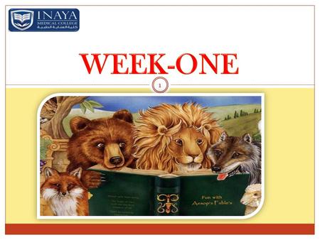 1. Points to be covered this week Fable: Lion & the Mouse Fable: Sinbad & Genie The 100 words [Missing Letters & crossword puzzle] Class work: Ex:1 &