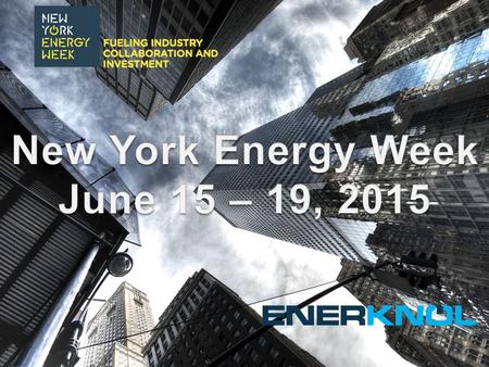 Launched in 2013, New York Energy Week is the first cross-sector event series to unite the historically fragmented and diverse energy industry. The week’s.