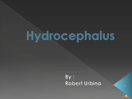 1.  Hydrocephalus is the buildup in the cavities (ventricles) deep within the brain. The excess fluid increases the size of the ventricles and puts extra.