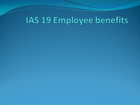 Definition Employee benefits are all forms of consideration given by an entity in exchange for service rendered by employees.