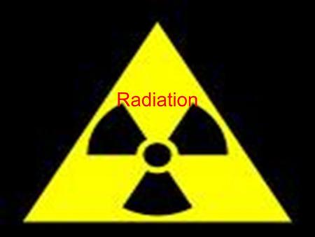 Radiation. When you see or hear this word what do you think about? What do you think it means? Share your thoughts with me by writing on the post it what.