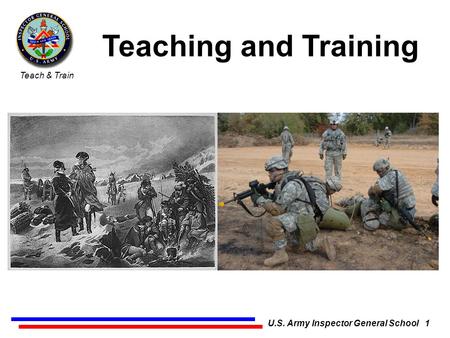 U.S. Army Inspector General School 1
