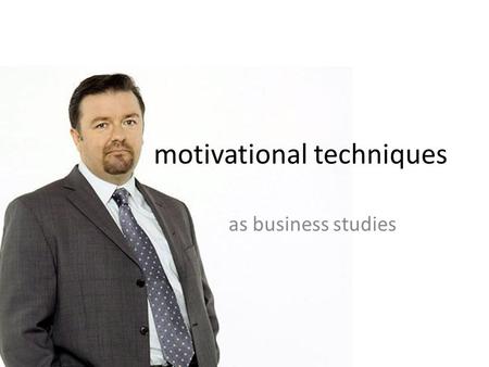 motivational techniques