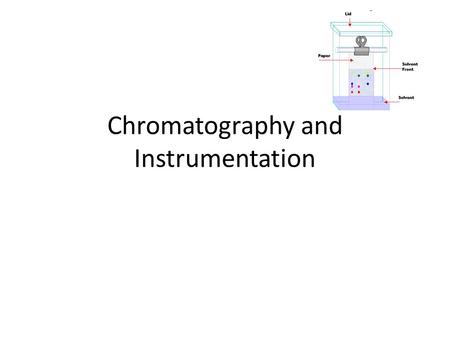Chromatography and Instrumentation. Invented by a Russian Botanist Mikhail Tswett in 1903 He used chromatography to separate the colour pigments in plants.