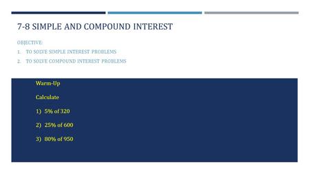 7-8 simple and compound interest