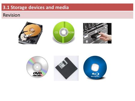 3.1 Storage devices and media