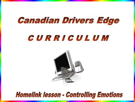 Homelink lesson - Controlling Emotions
