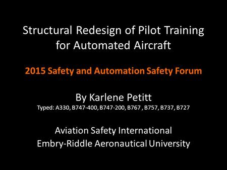 Aviation Safety International