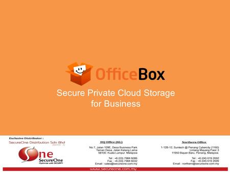Secure Private Cloud Storage for Business. The Market Trend File Sharing Any Device Any Where Public clouds are good enough to personal users but security.