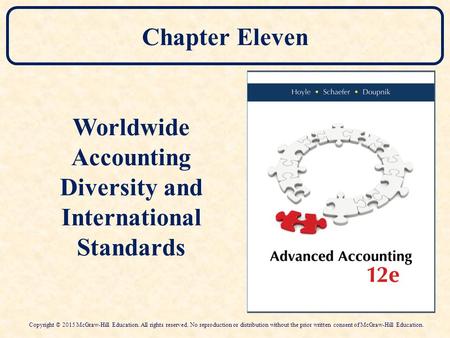 Worldwide Accounting Diversity and International Standards