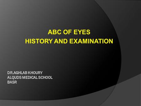 Dr.Aghlab Khoury AlQuds medical school basr