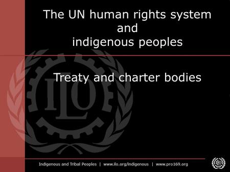 The UN human rights system and indigenous peoples