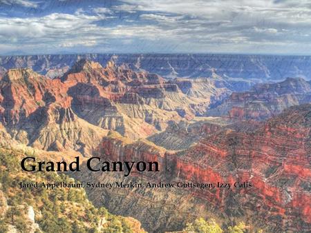 Grand Canyon Jared Appelbaum, Sydney Merkin, Andrew Gottsegen, Izzy Calis.