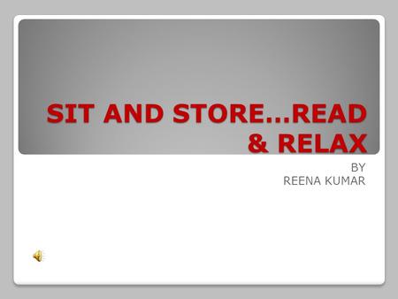 SIT AND STORE…READ & RELAX BY REENA KUMAR. Initial Concepts To design a sit and store piece of furniture. There is a huge range of ideas and designs on.