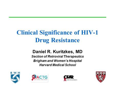 Clinical Significance of HIV-1 Drug Resistance