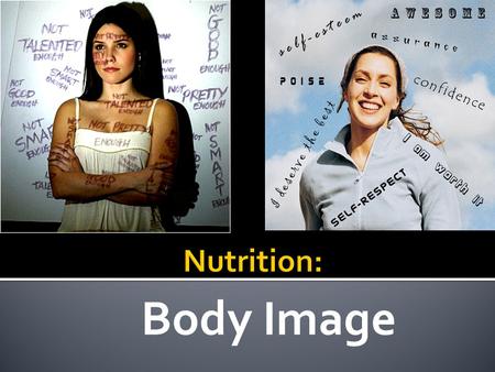 Nutrition: Body Image.
